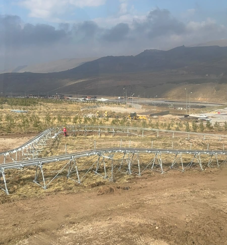 Erciyes’te dağ kızağı projesinde çalışmalar hızla sürüyor