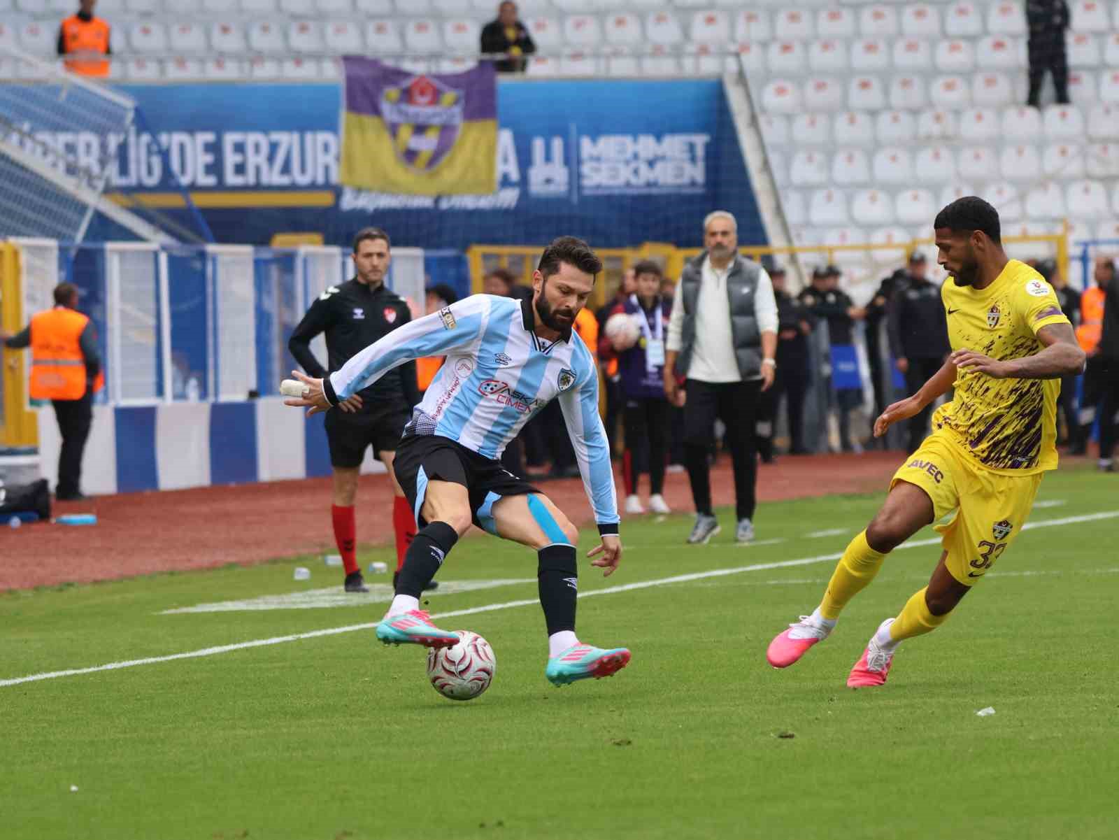 Trendyol Süper Lig: Erzurumspor FK: 1 - Eyüpspor: 0 (İlk yarı)