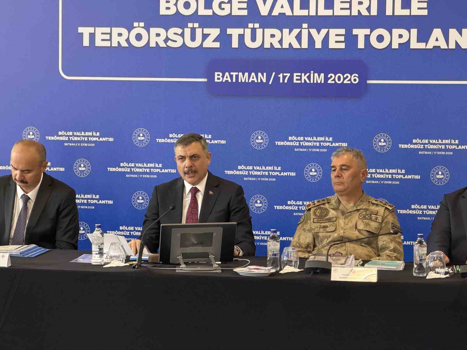İç İşleri Bakan Çiftçi: "Terörsüz Türkiye, stratejik bir devlet politikasıdır"