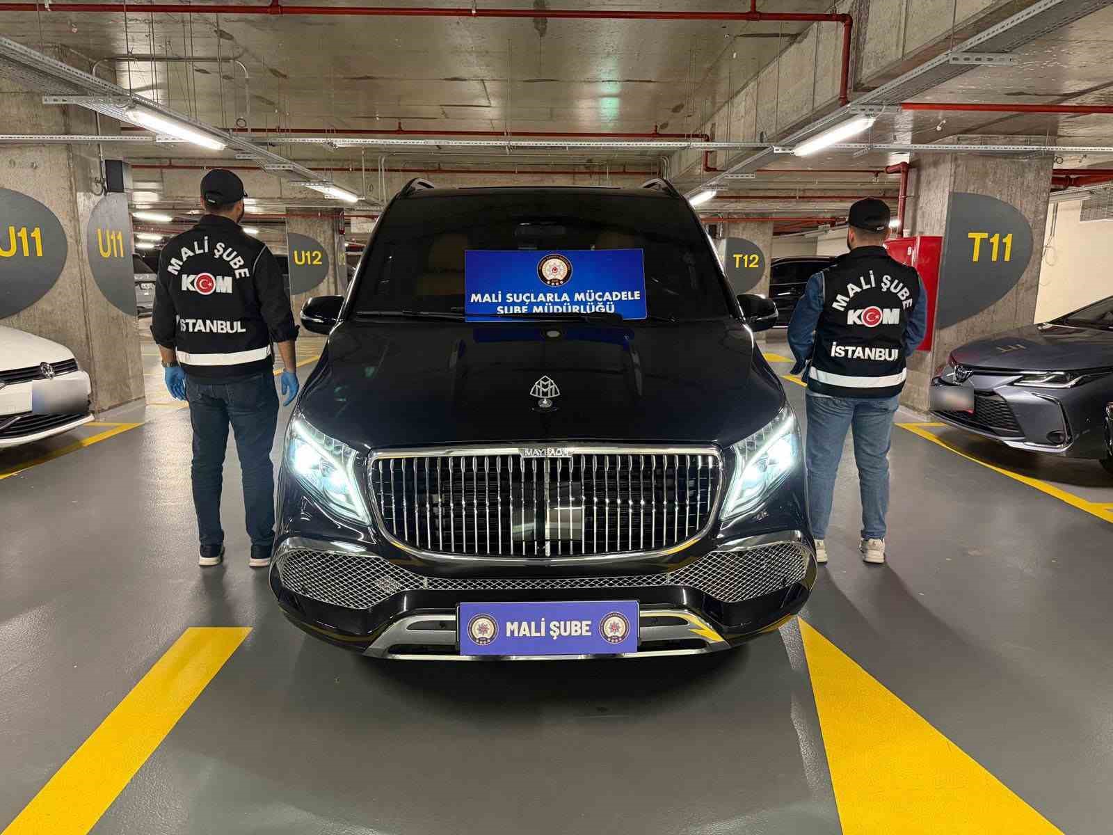 Kırmızı bültenle aranan kripto para dolandırıcılığı şüphelisinin eşi adına kayıtlı 9 araca el konuldu