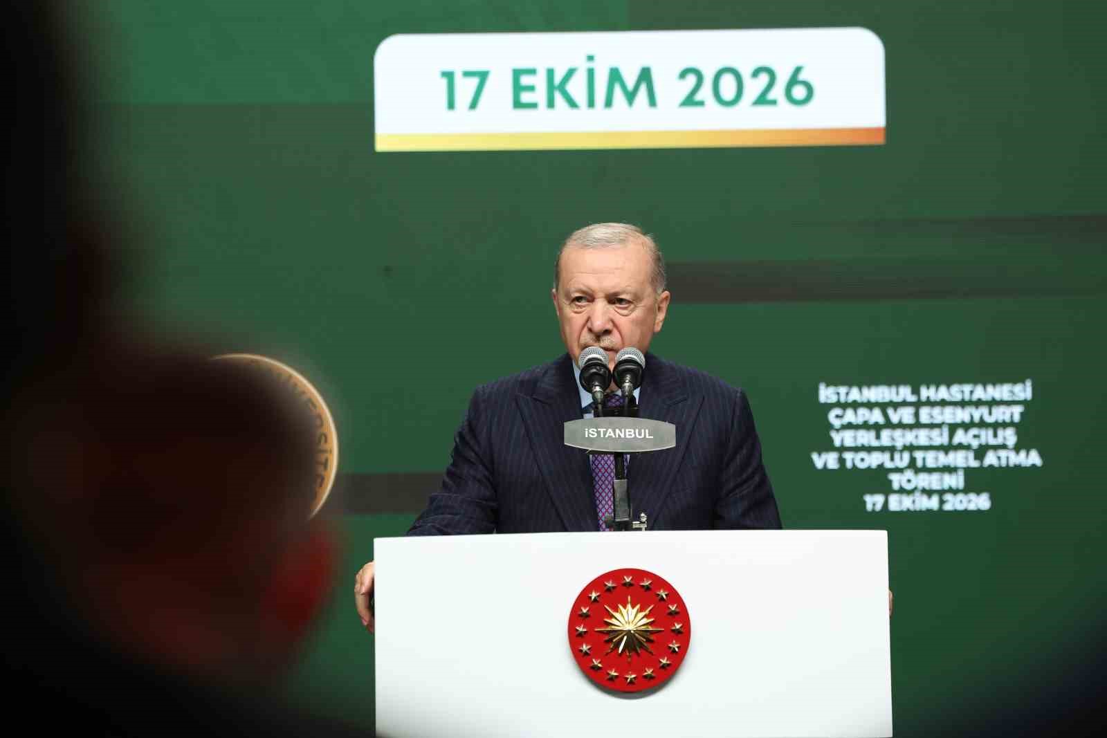Cumhurbaşkanı Erdoğan müjdeyi verdi: "38 bin hekim dışı personel alacağız"