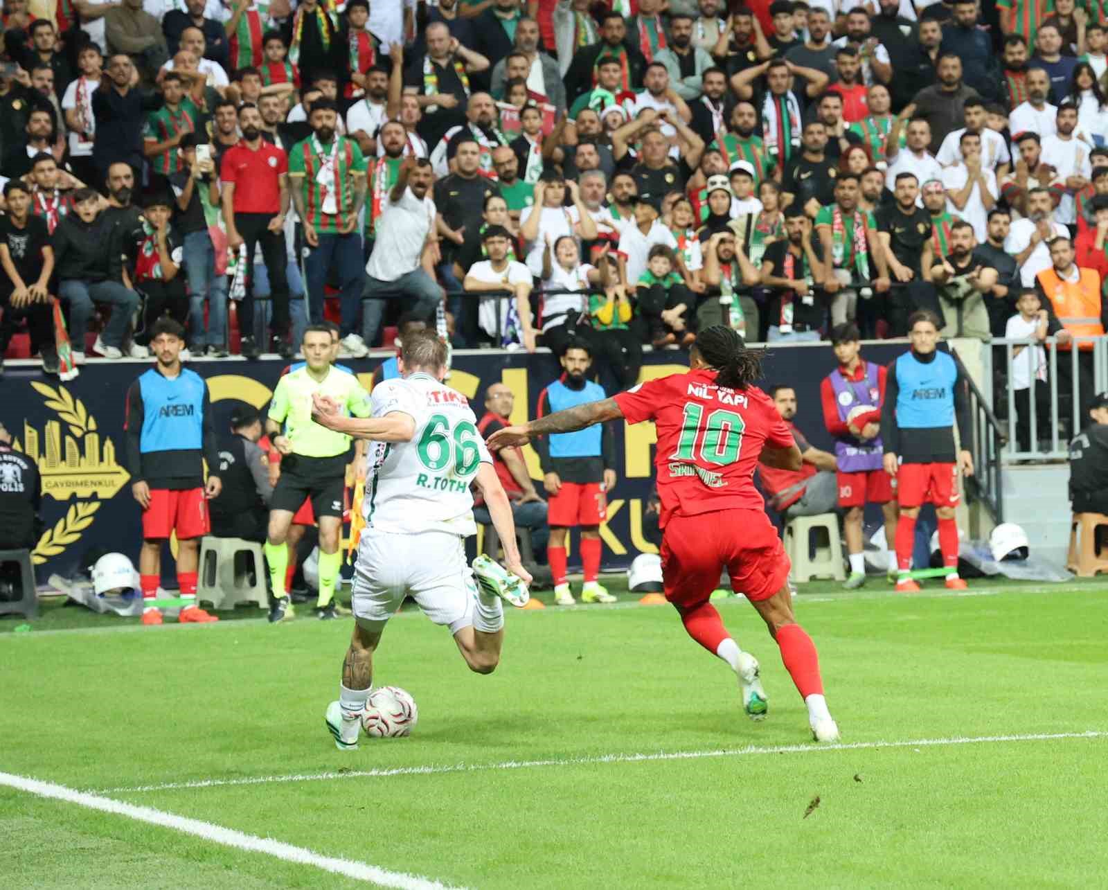 Trendyol Süper Lig: Amed Sportif Faaliyetler: 1 - Konyaspor: 0 (Maç sonucu)
