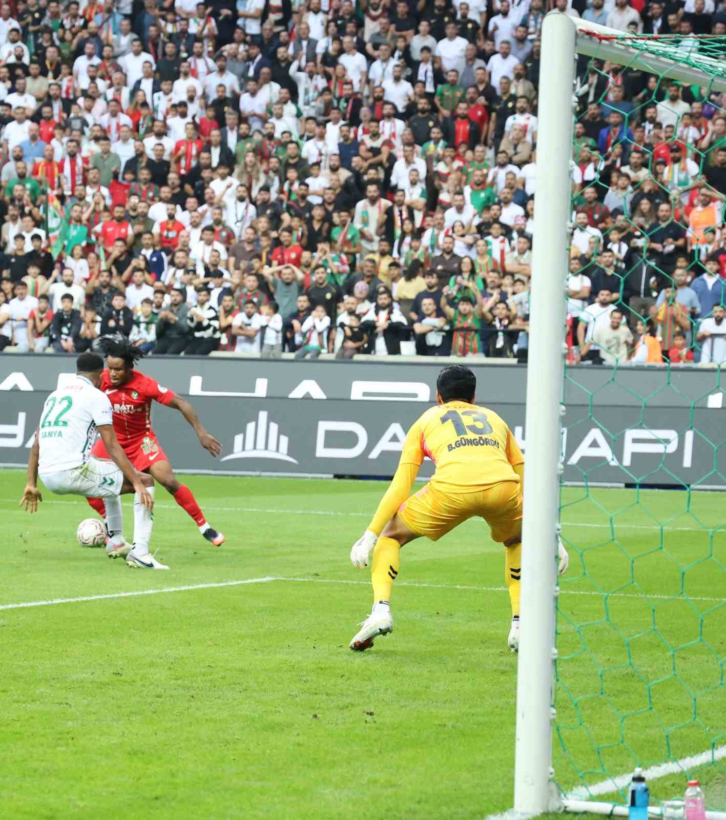 Trendyol Süper Lig: Amed Sportif Faaliyetler: 1 - Konyaspor: 0 (Maç sonucu)