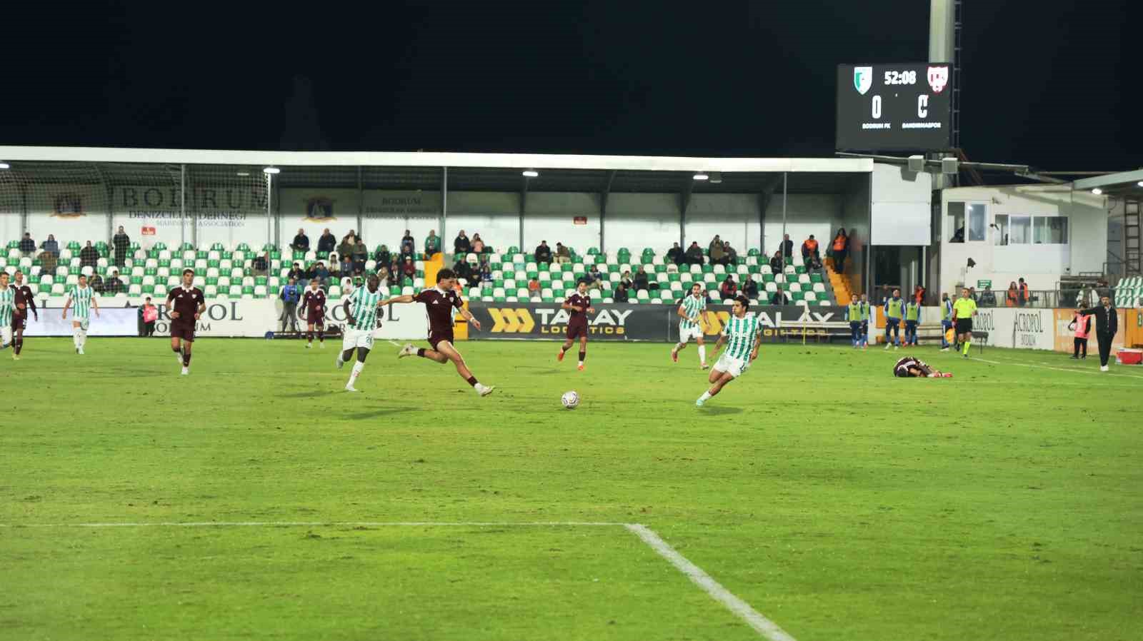 Trendyol 1. Lig: Bodrum FK: 2 - Bandırmaspor: 1