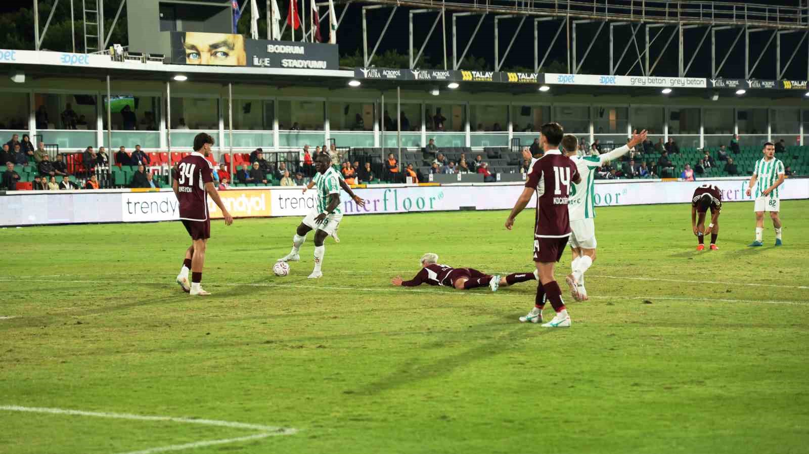Trendyol 1. Lig: Bodrum FK: 2 - Bandırmaspor: 1