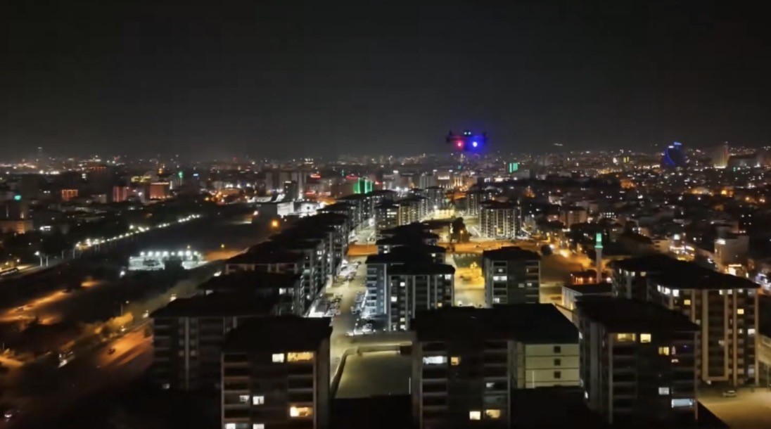 Gaziantep’te 36 dron ile havadan huzur-güven denetimi