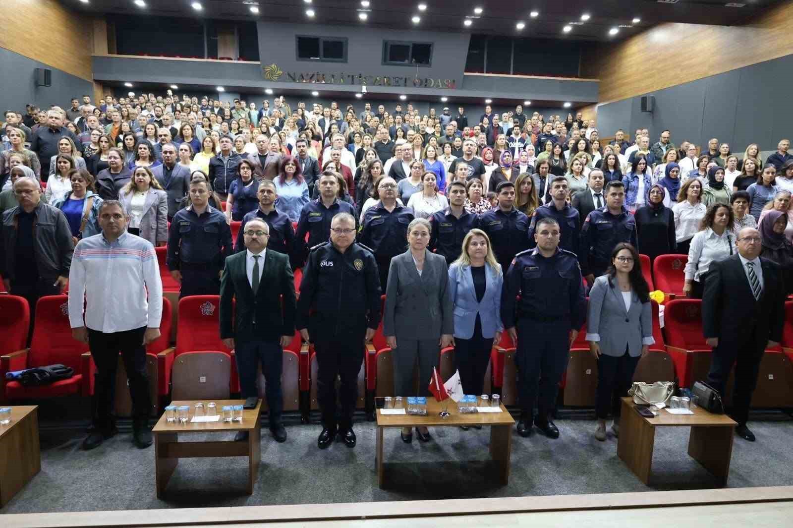 Nazilli’de öğretmenlere okul güvenliği eğitimi verildi