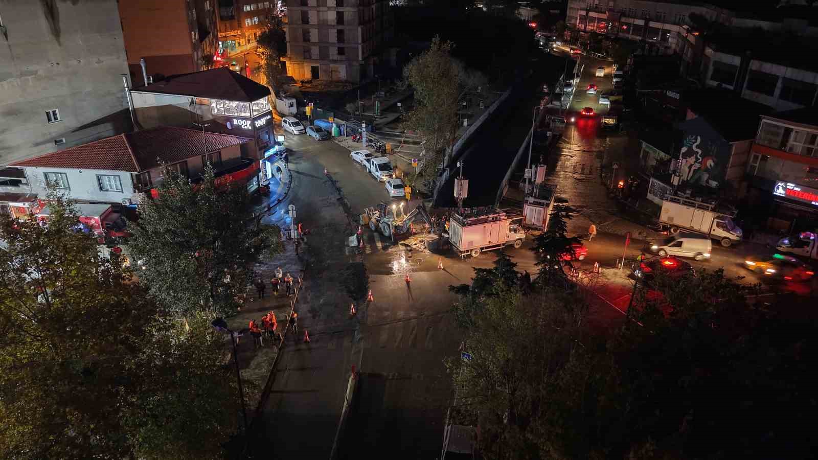 Ayazağa’da devam eden yıkım çalışması dronla havadan görüntülendi