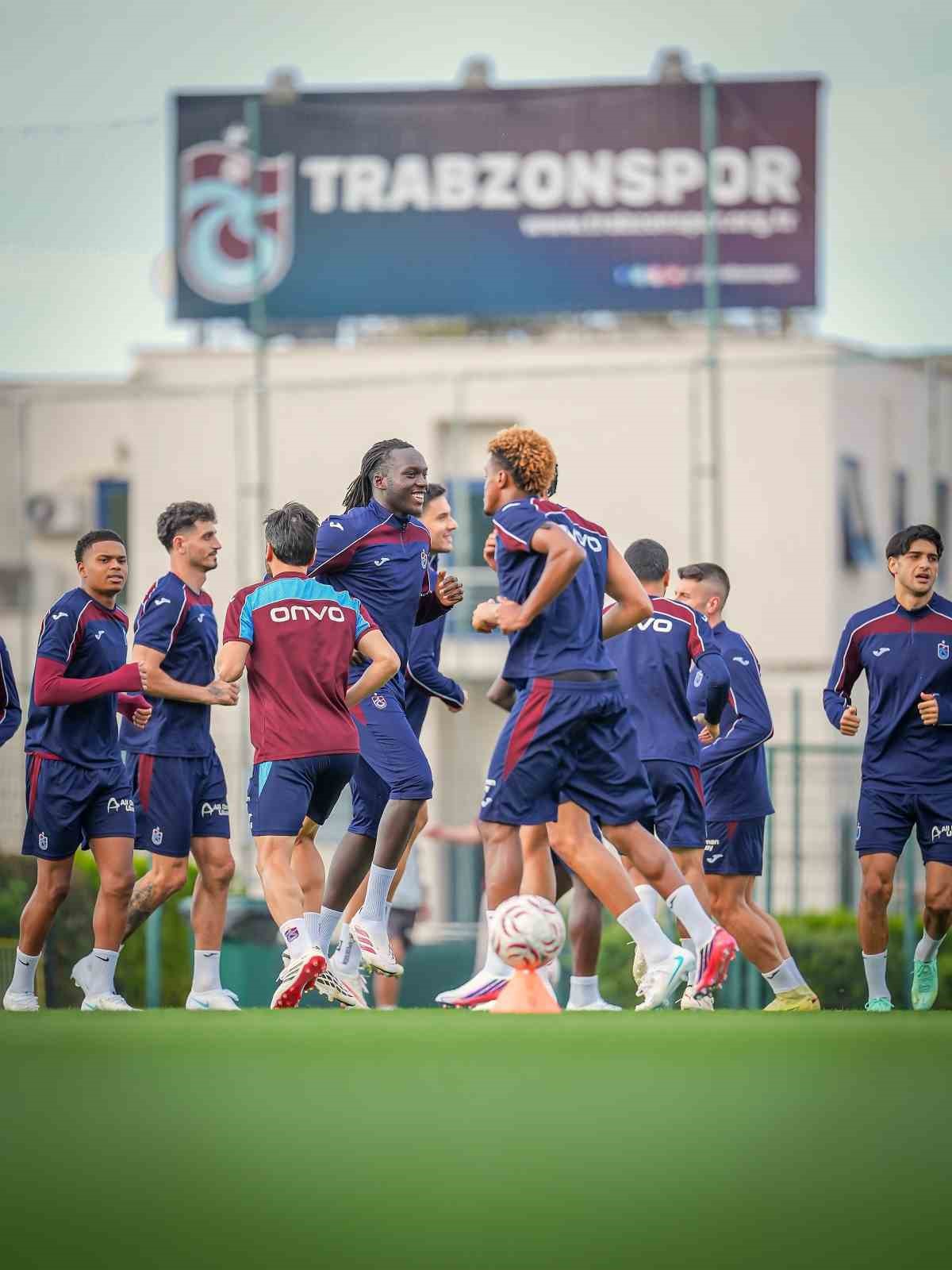 Trabzonspor, Beşiktaş maçı hazırlıklarını tamamladı