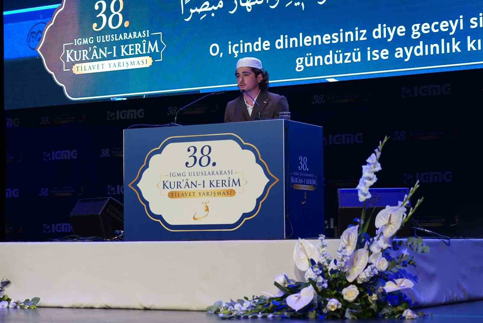 Almanya’da 38. Uluslararası Kur’ân-ı Kerîm Tilavet Yarışması düzenlendi