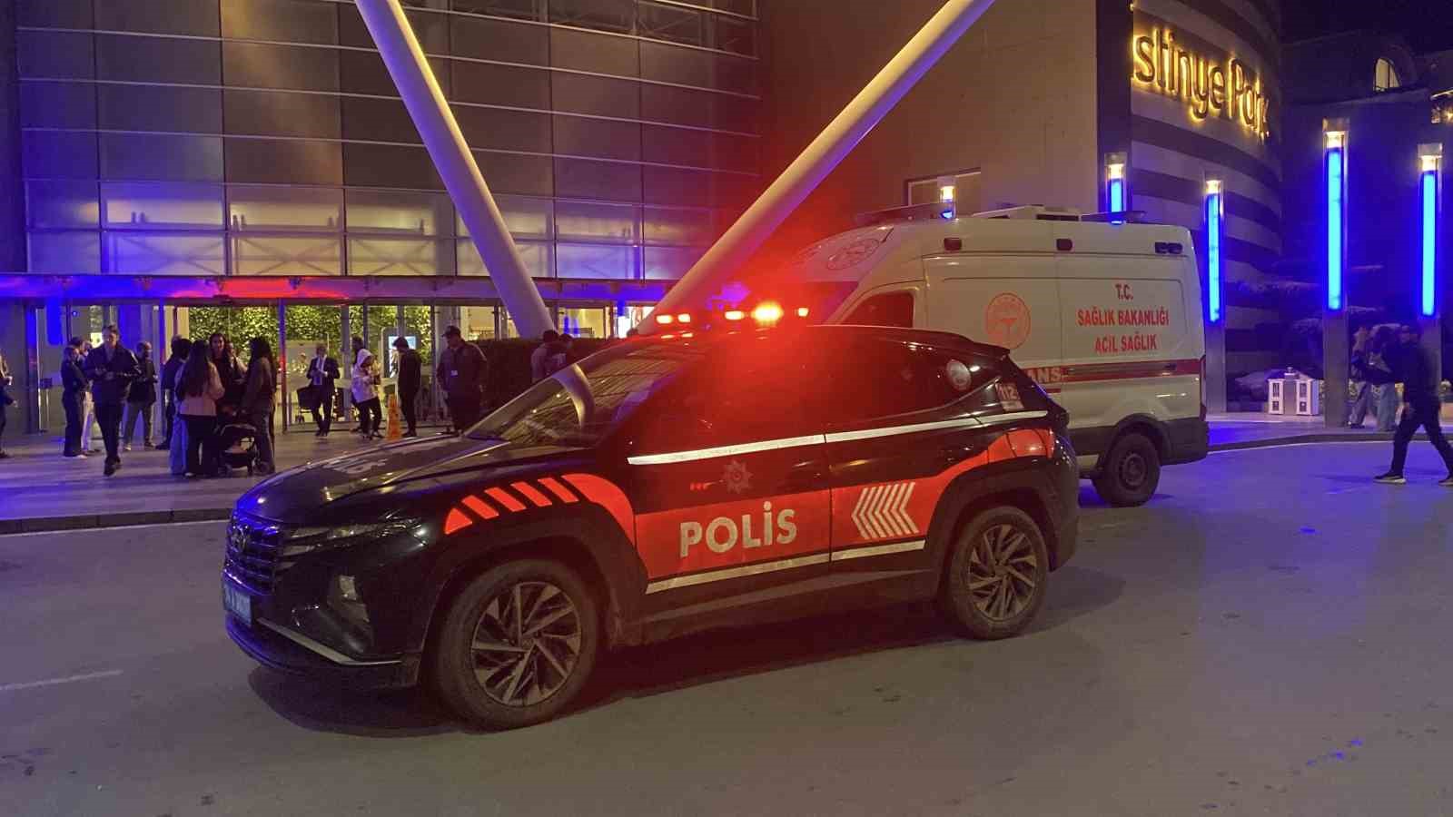 Sarıyer’de AVM içinde İsrail vatandaşına protesto