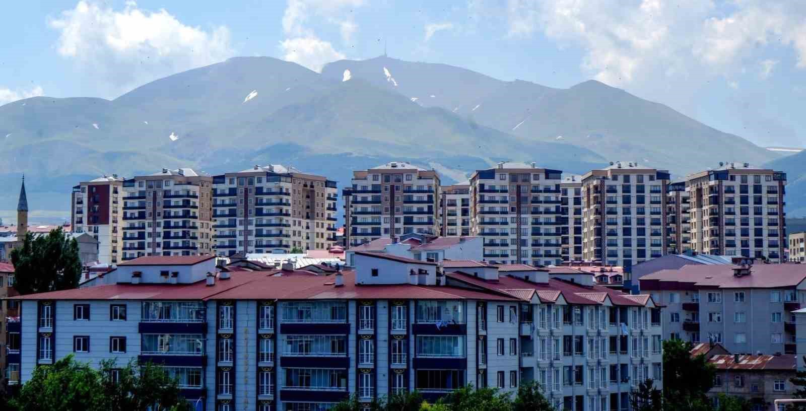 Erzurum’da Eylülde bin 195 konut, 159 iş yeri satıldı