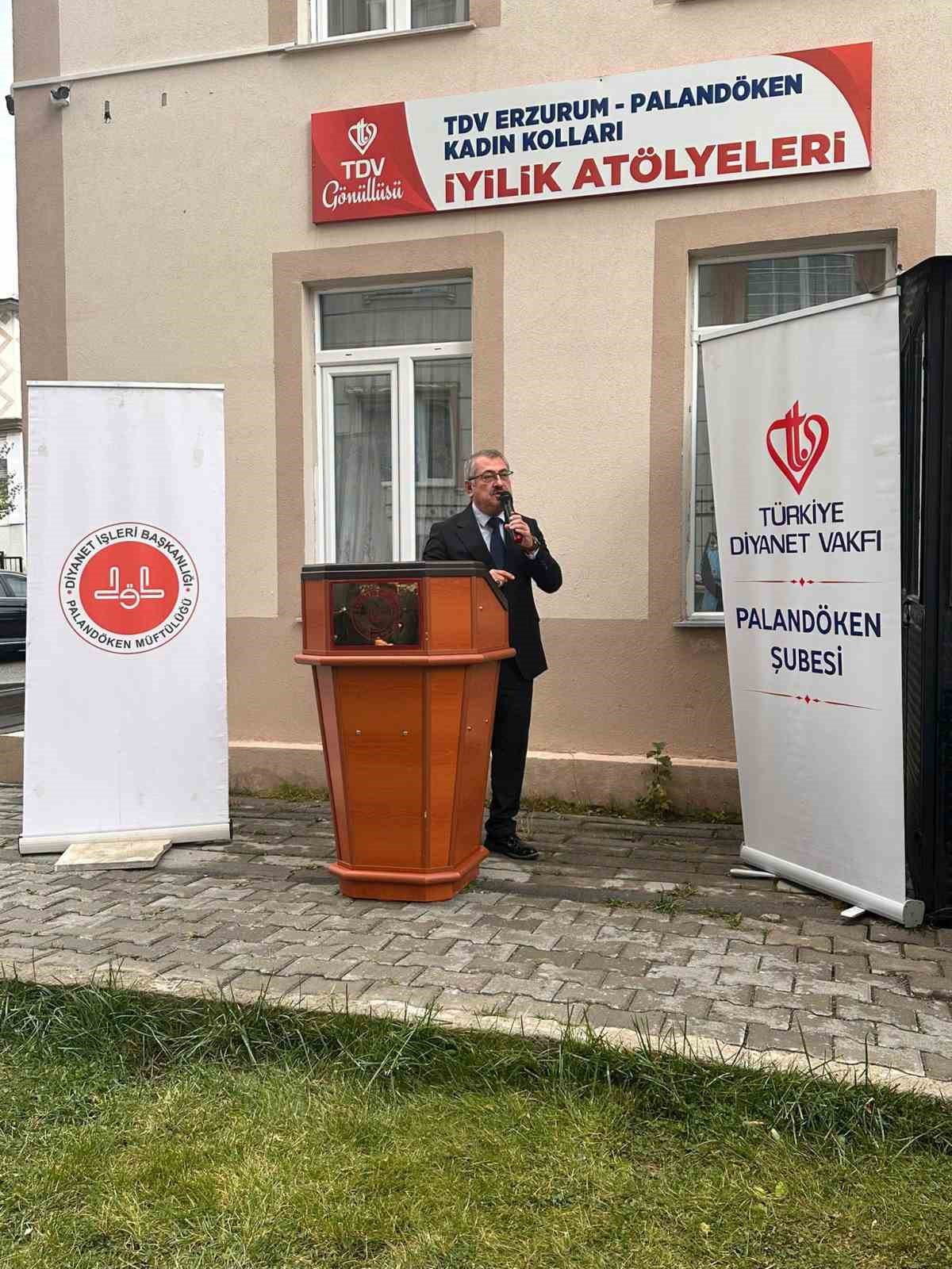 Erzurum’da "İyilik Atölyeleri" dualarla hizmete açıldı