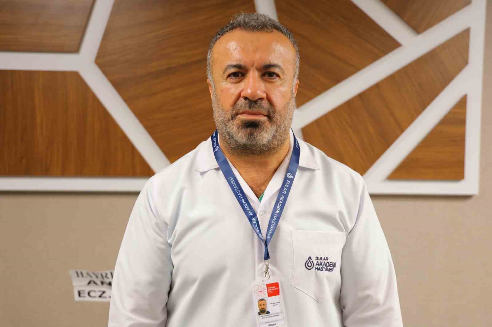 Kahramanmaraş’ta 1 yaşındaki bebeğin böbreğinden 2 santimlik taş çıkarıldı