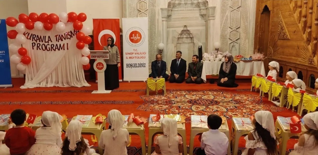 Sinop’ta miniklerin Kur’an-ı Kerim heyecanı