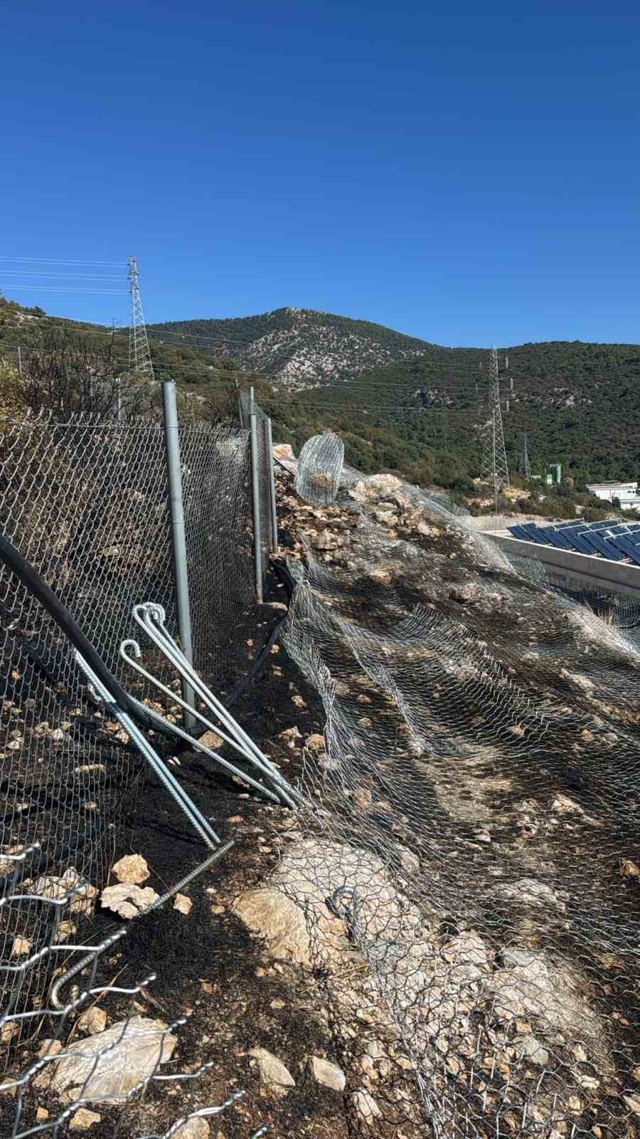 Bodrum’da alevler makilik alana yayıldı