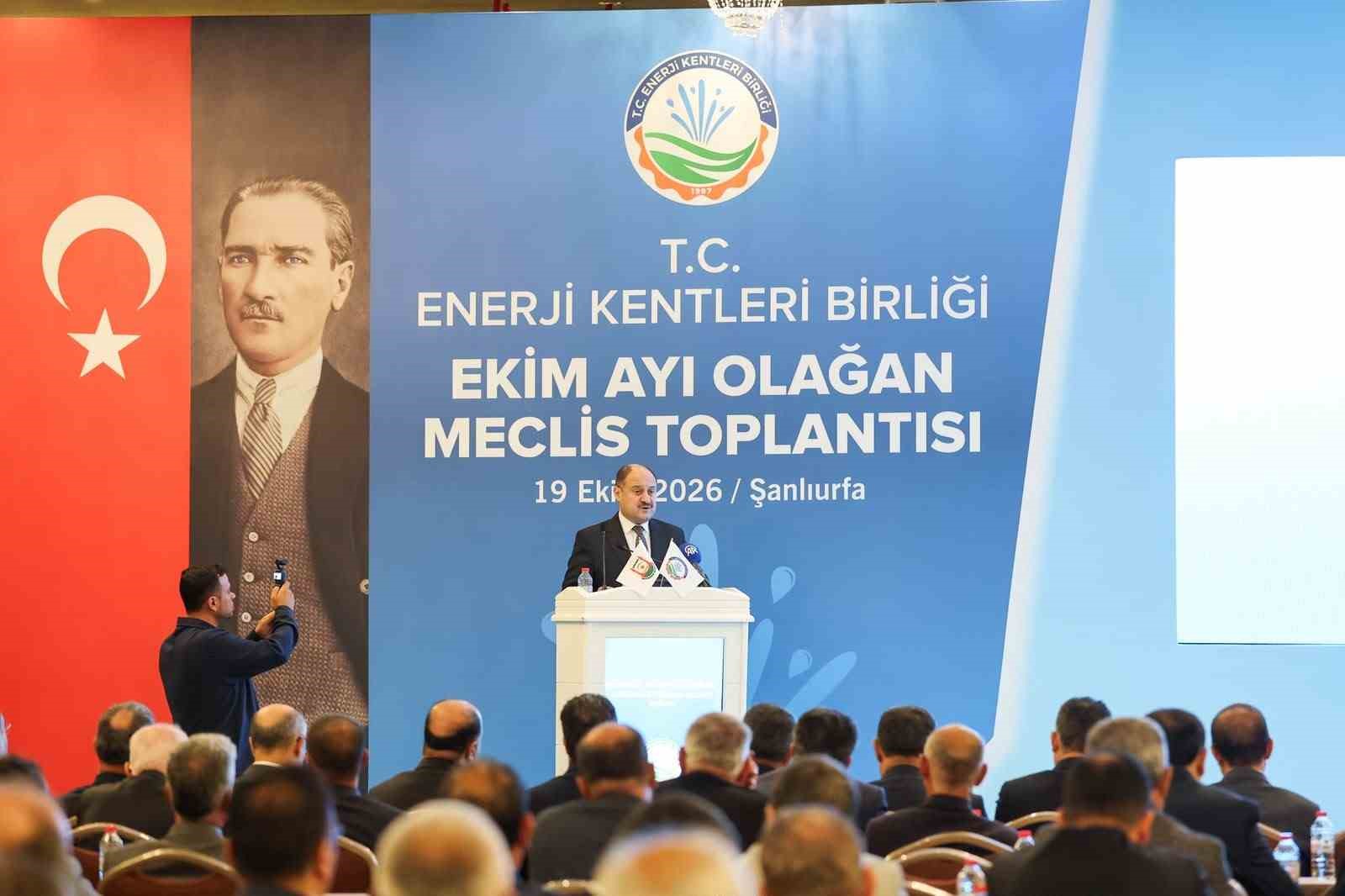 Enerji Kentleri Birliği Ekim Ayı Olağan Meclis Toplantısı Şanlıurfa’da düzenlendi
