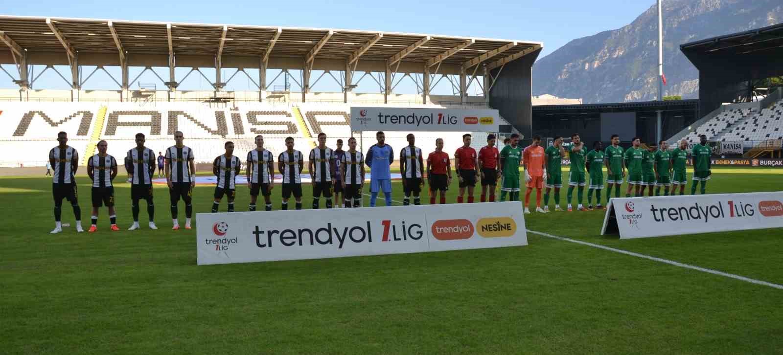 Trendyol 1. Lig: Manisa FK: 3 - Muğlaspor: 4