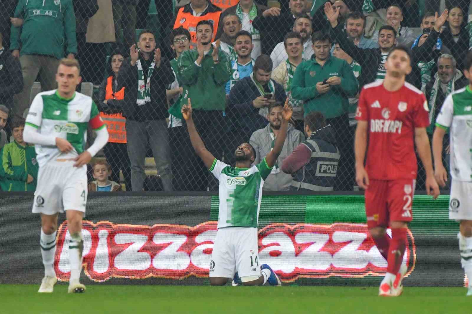 Trendyol 1. Lig: Bursaspor: 2 - Pendikspor: 0