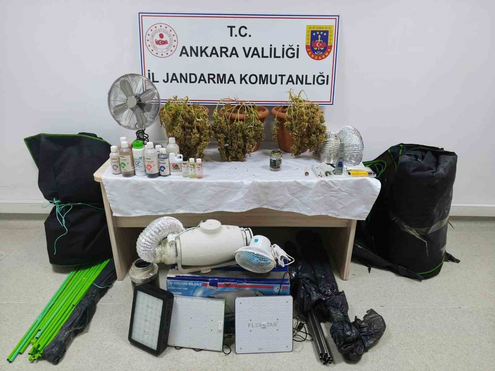 Ankara’da uyuşturucu operasyonu: 1 kilogram metamfetatin ele geçirildi