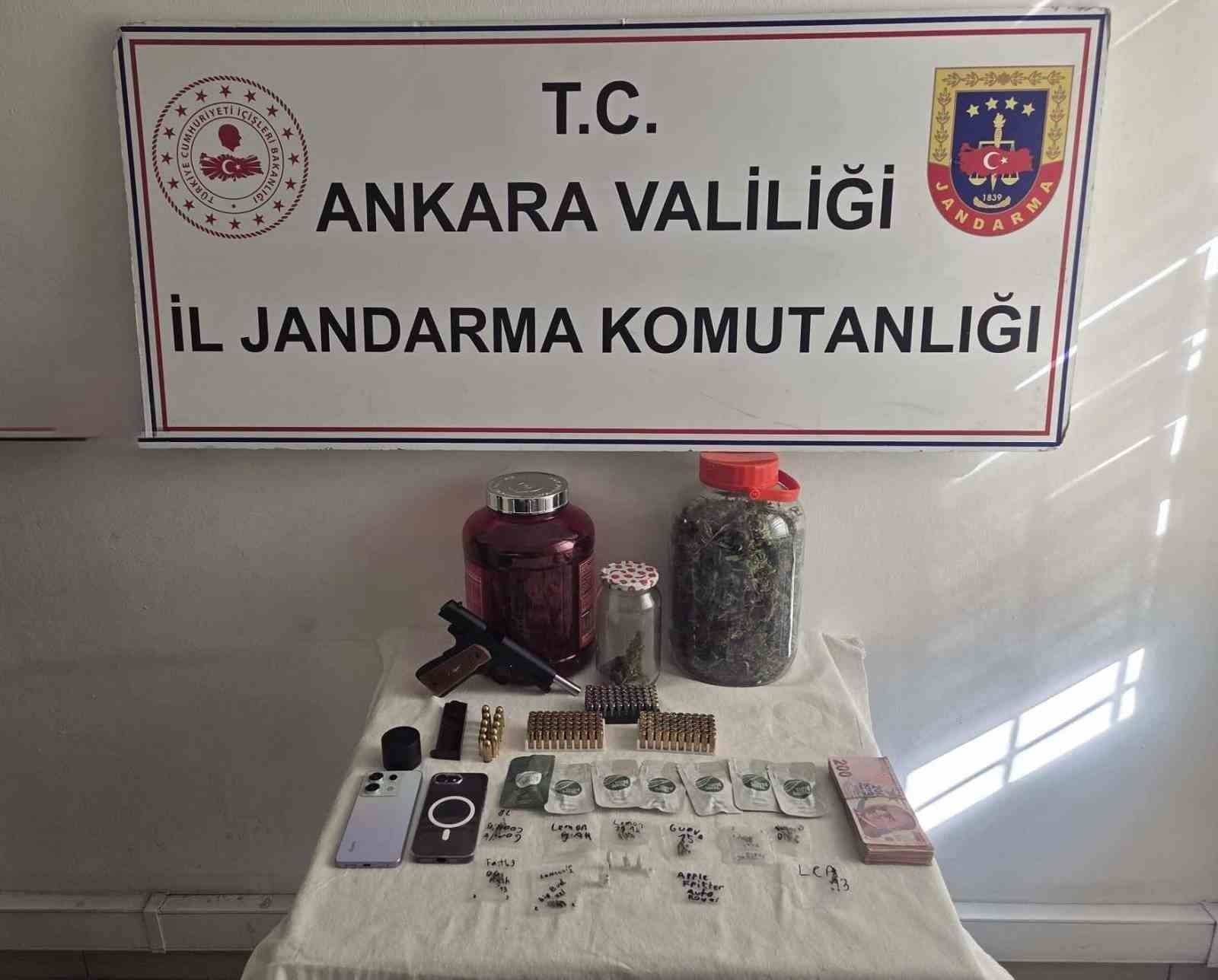 Ankara’da uyuşturucu operasyonu: 1 kilogram metamfetatin ele geçirildi