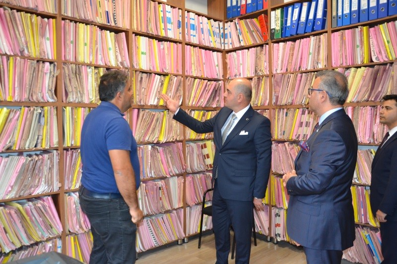 Çine Adliyesi’nde incelemelerde bulundular