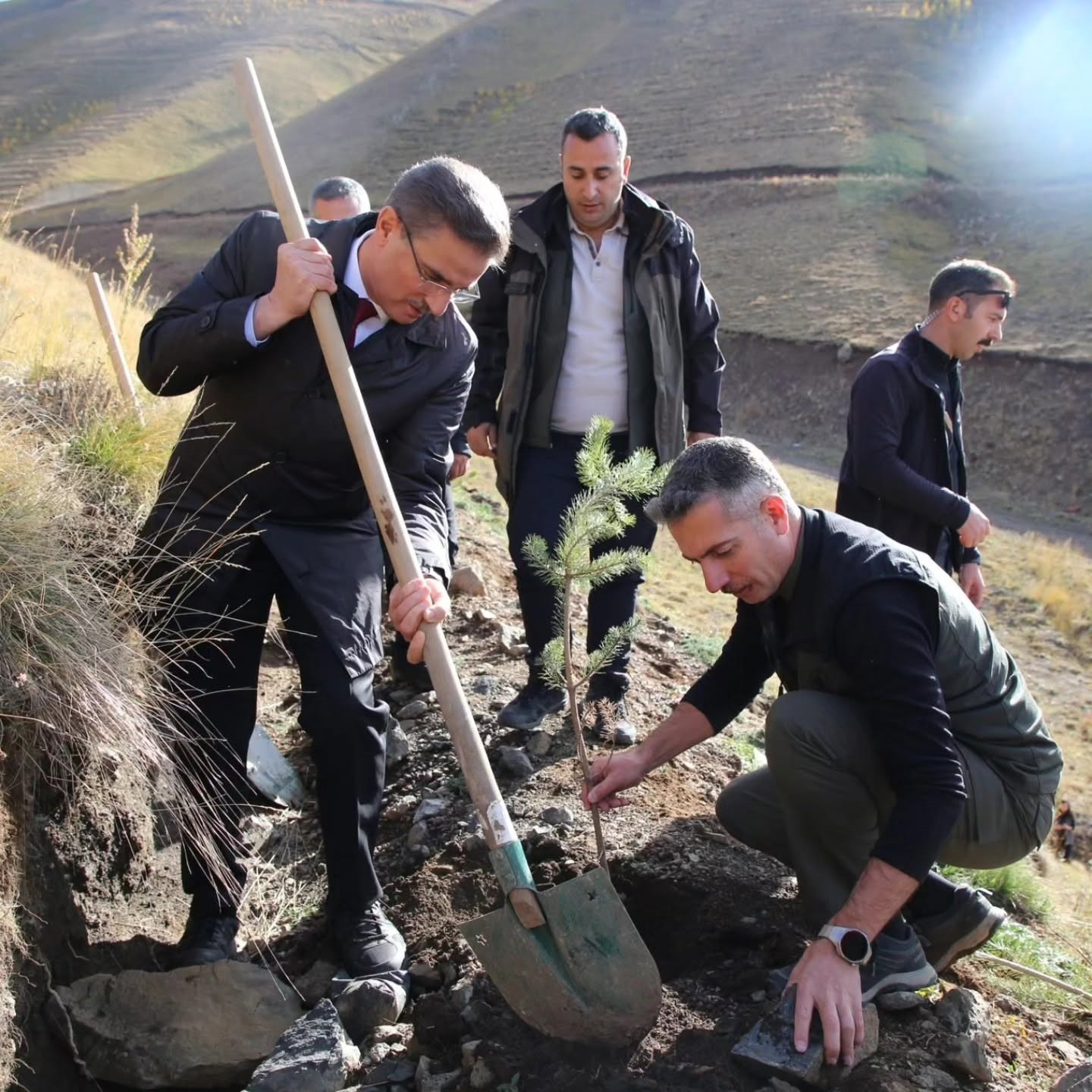 Erzurum’da "uzlaştırma ormanı" açıldı: 20 bin fidan toprakla buluşuyor