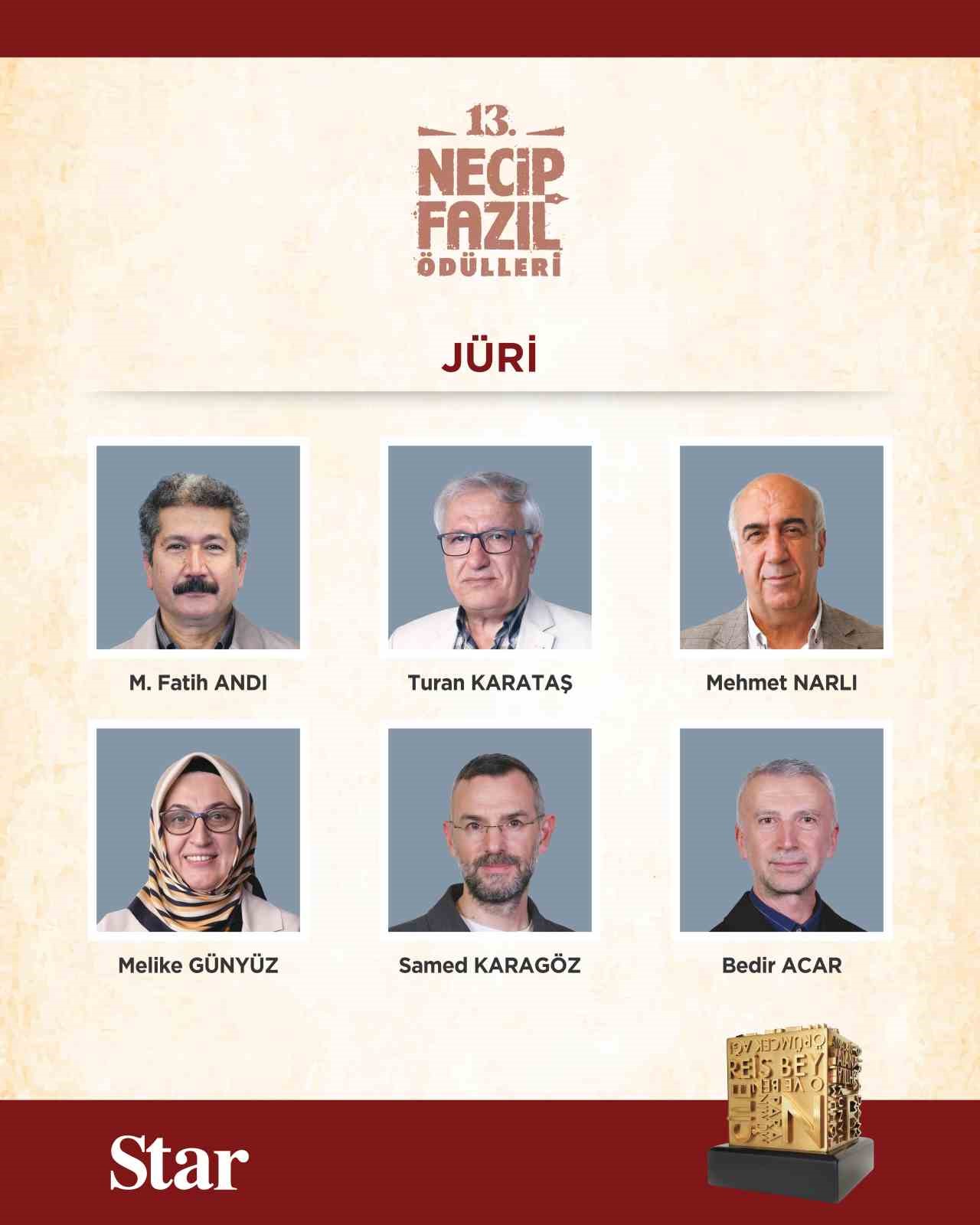 13. Necip Fazıl Ödülleri’nin kazananları açıklandı: 8 dalda 9 isme ödül