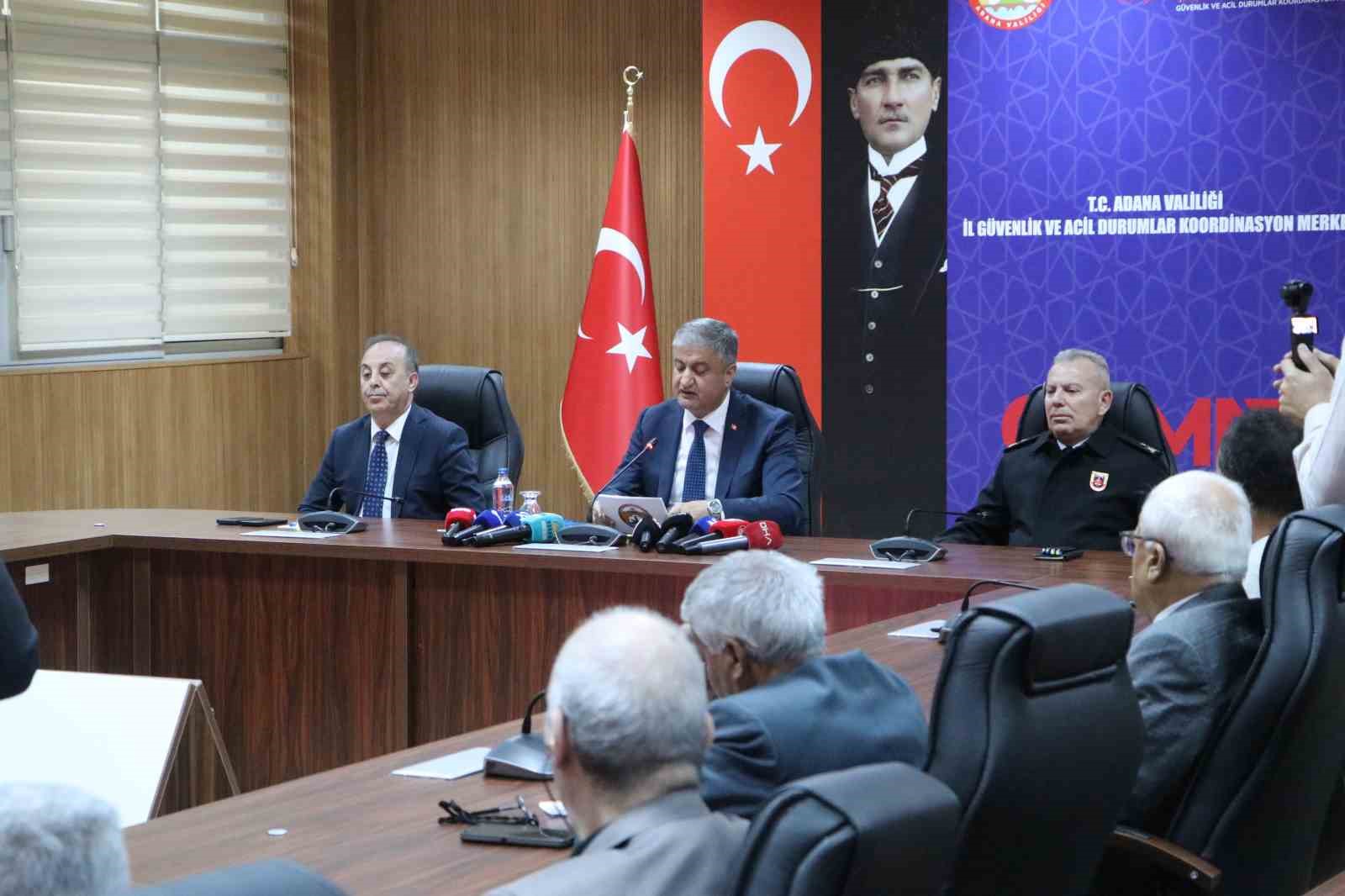 Adana’da suç oranı geçen yıla göre yüzde 9,4 azaldı