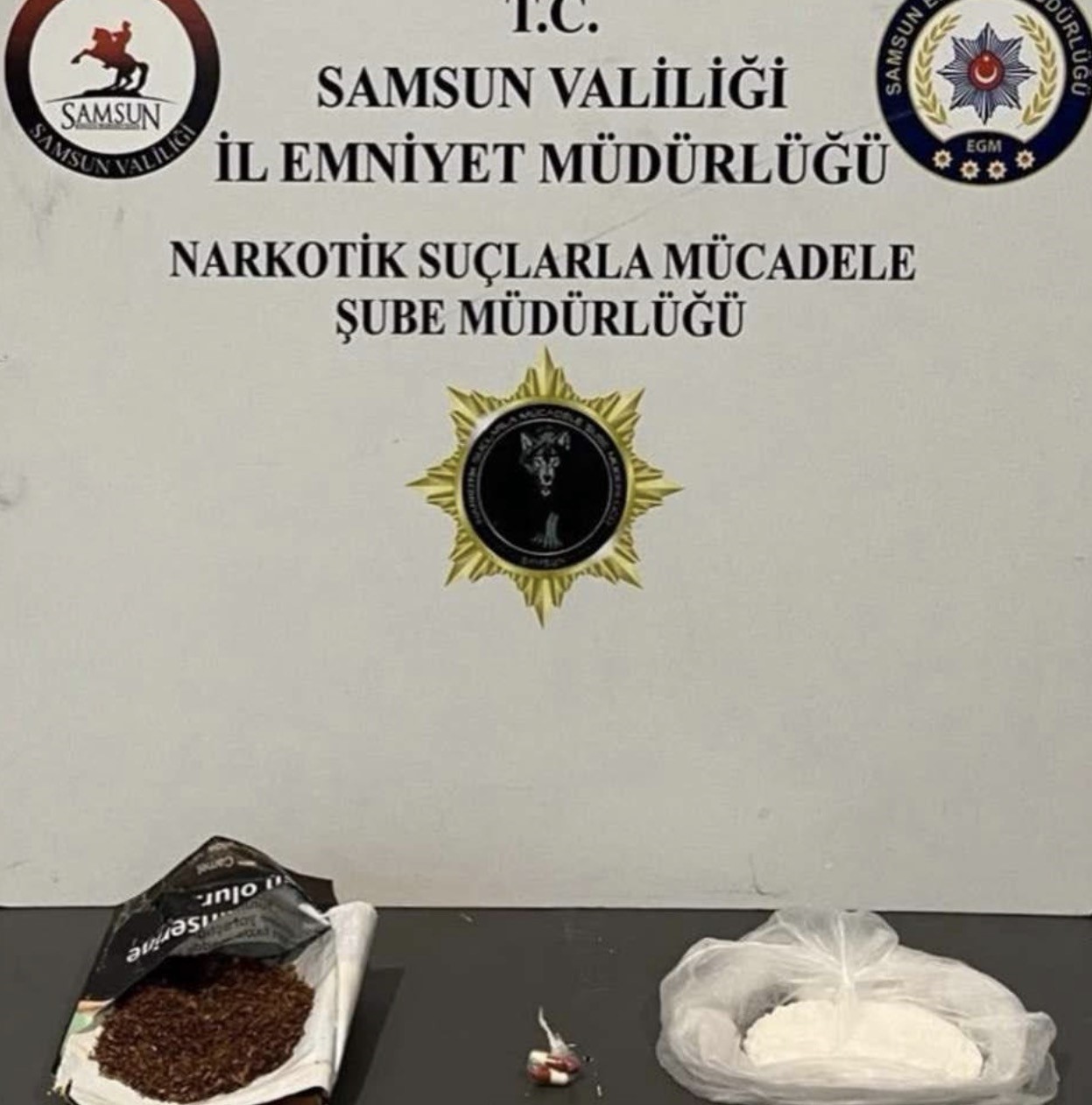 Bafra ve İlkadım’da uyuşturucu operasyonu
