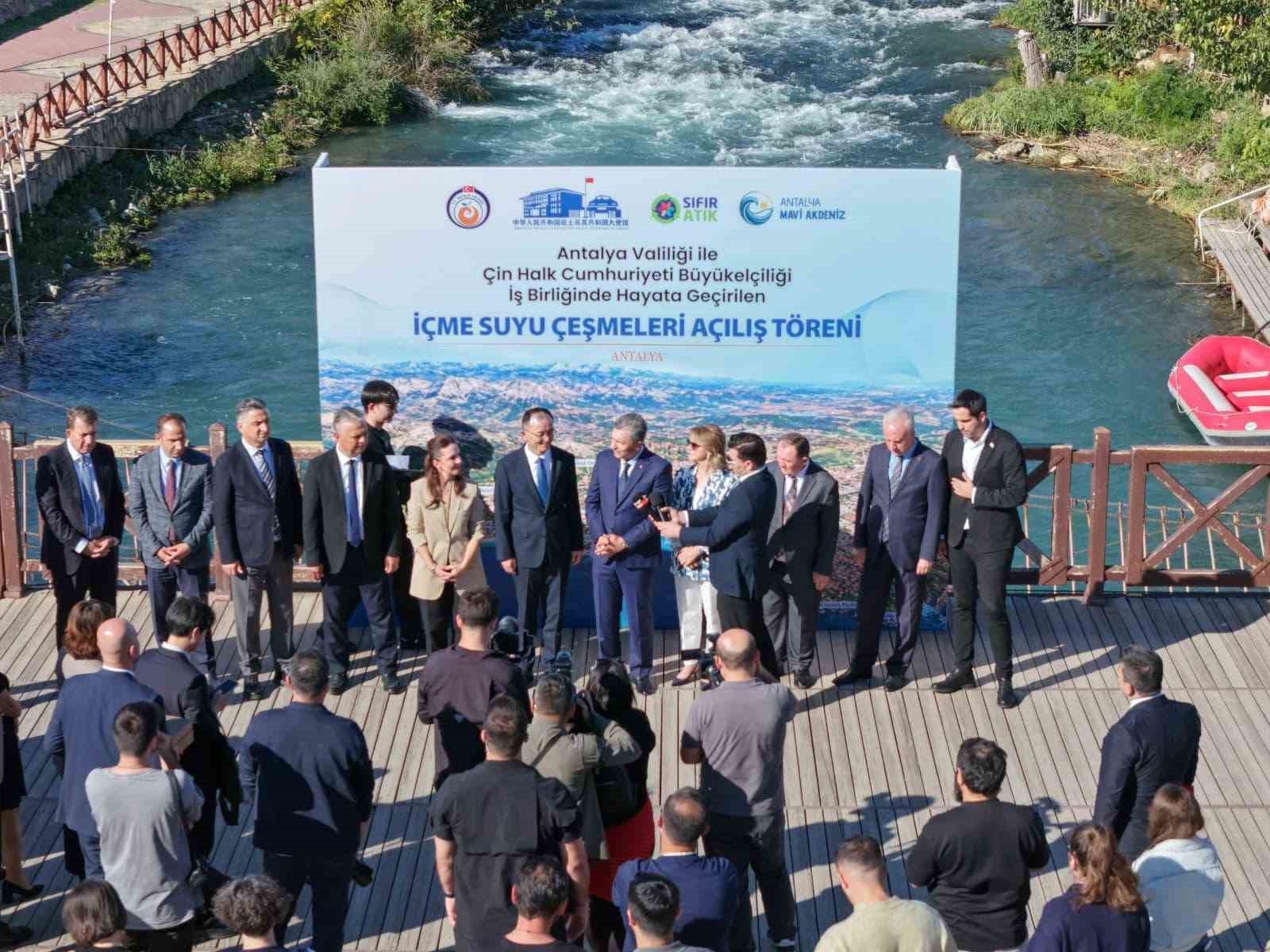 Antalya’da 20 yeni içme suyu istasyonu hizmete açıldı