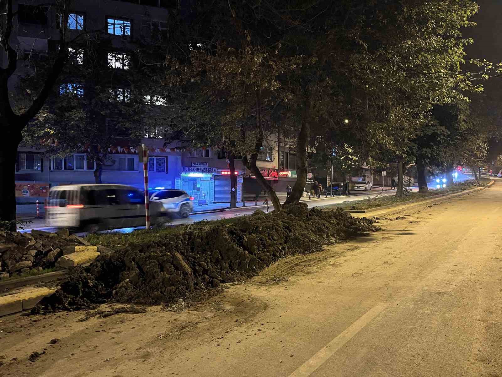 Eyüpsultan’da ağaç kesimi iddiaları sonrası vatandaşlardan İBB’ye tepki