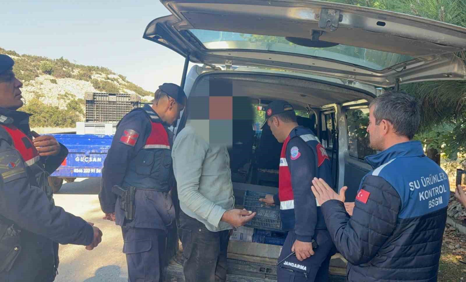 Eğirdir’de yol denetiminde 50 kilo gümüşi havuz balığı ele geçirildi