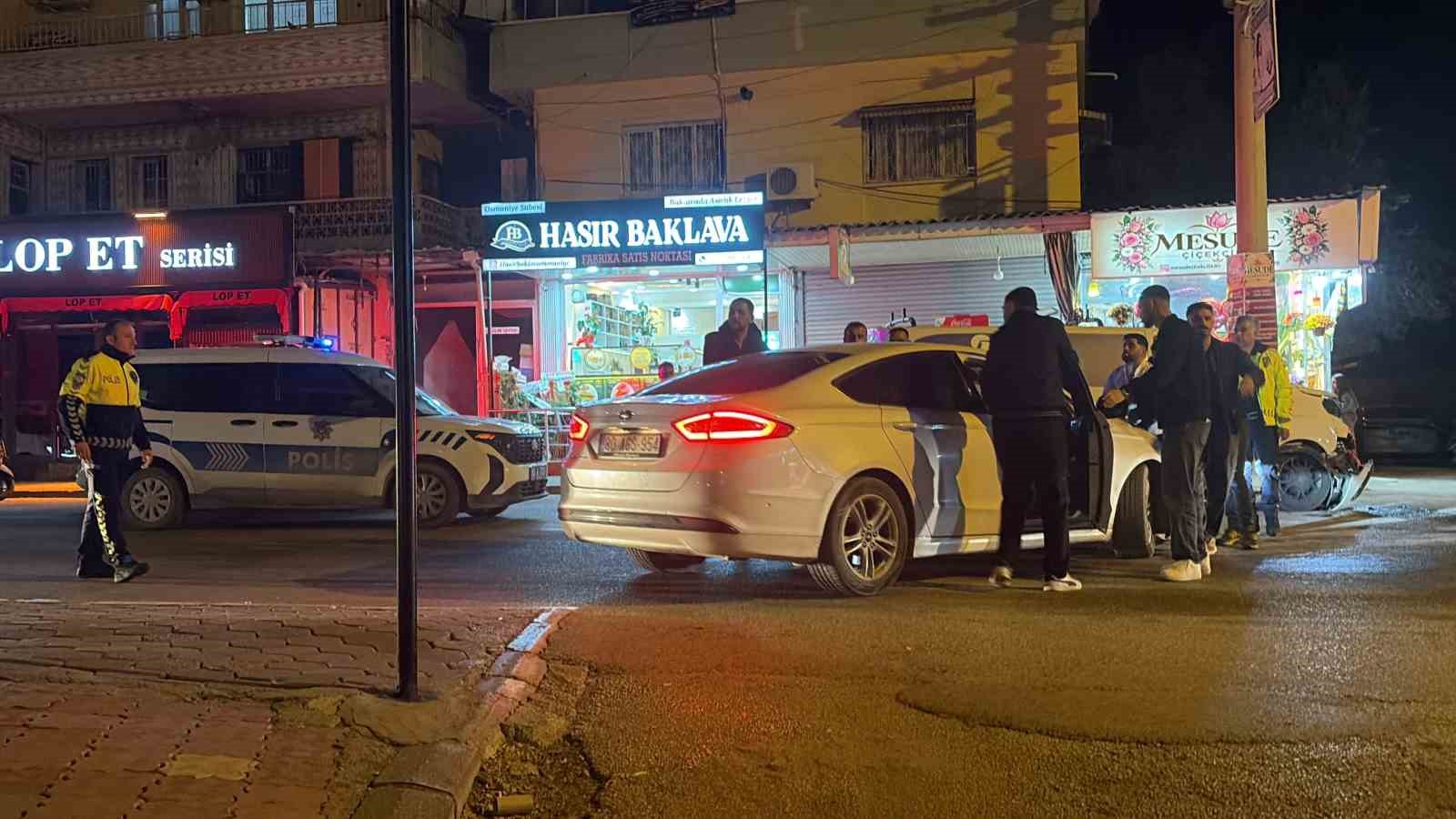 Osmaniye’de otomobiller çarpıştı: 2 yaralı