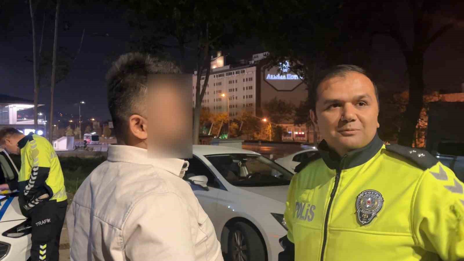 "Uyumaya geldim" dedi, alkollü çıktı