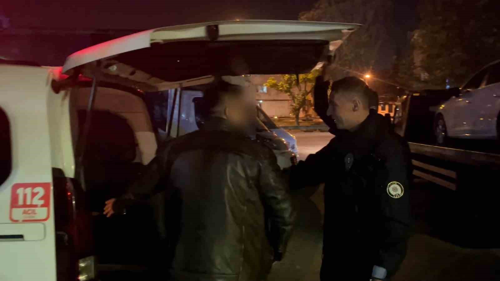 "Uyumaya geldim" dedi, alkollü çıktı