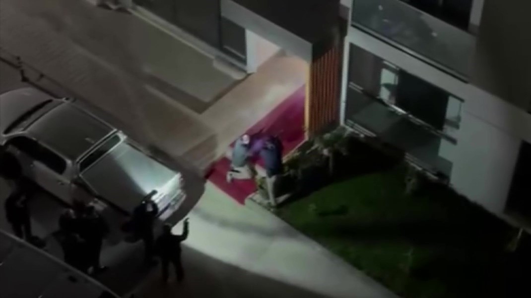 Amasya’da binaya giren yaban domuzu polis operasyonuyla etkisiz hale getirildi