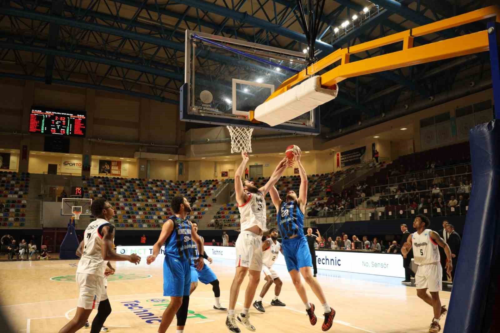 FIBA Europe Cup: Körfez Basket: 112 - Manchester Basketball: 71