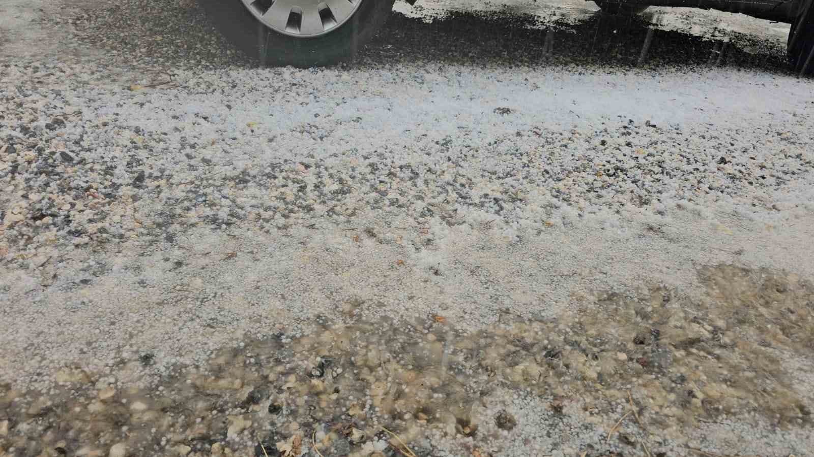 Adilcevaz’da dolu yağışı yaşamı olumsuz etkiledi