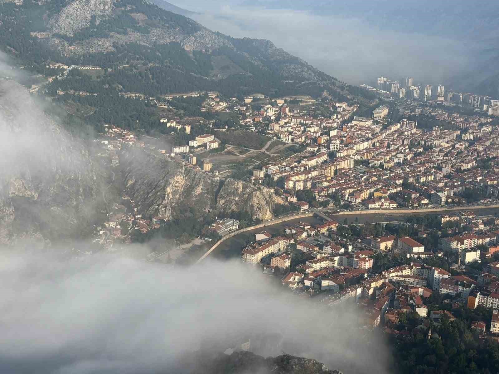 Amasya ‘sis denizi’nin altında kaldı