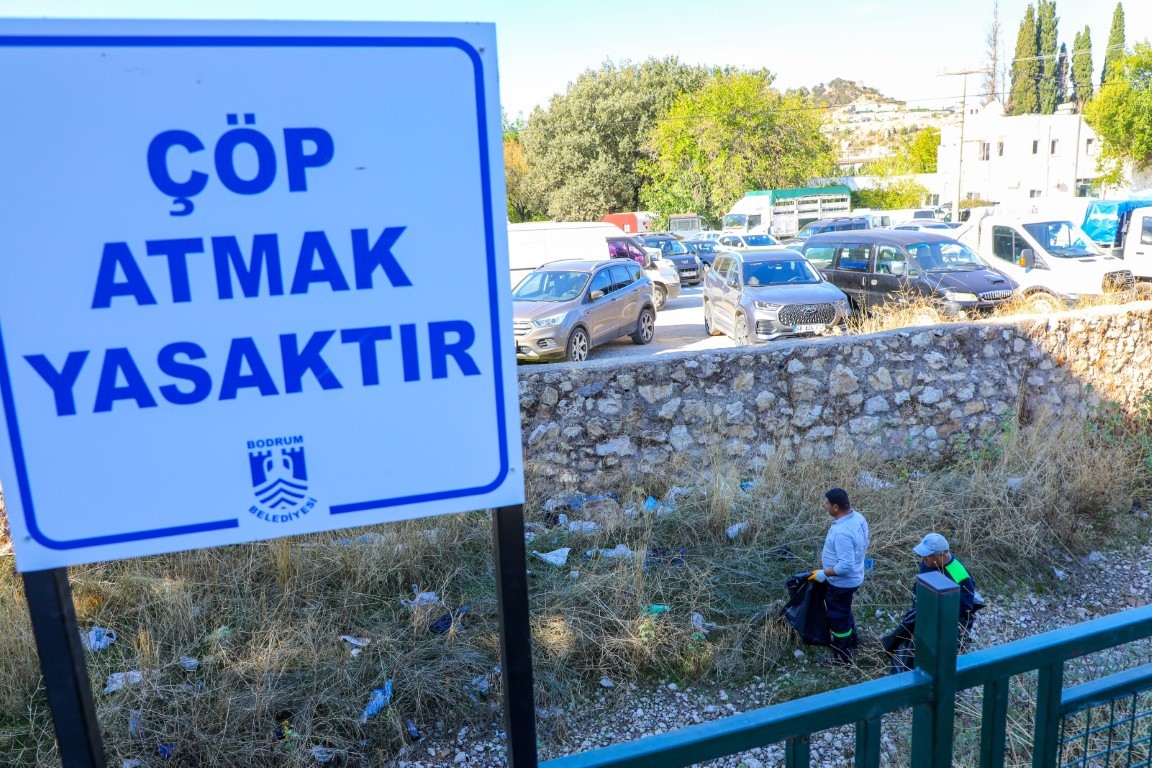 Bodrum’da temizlik ve çevre farkındalığı çalışması