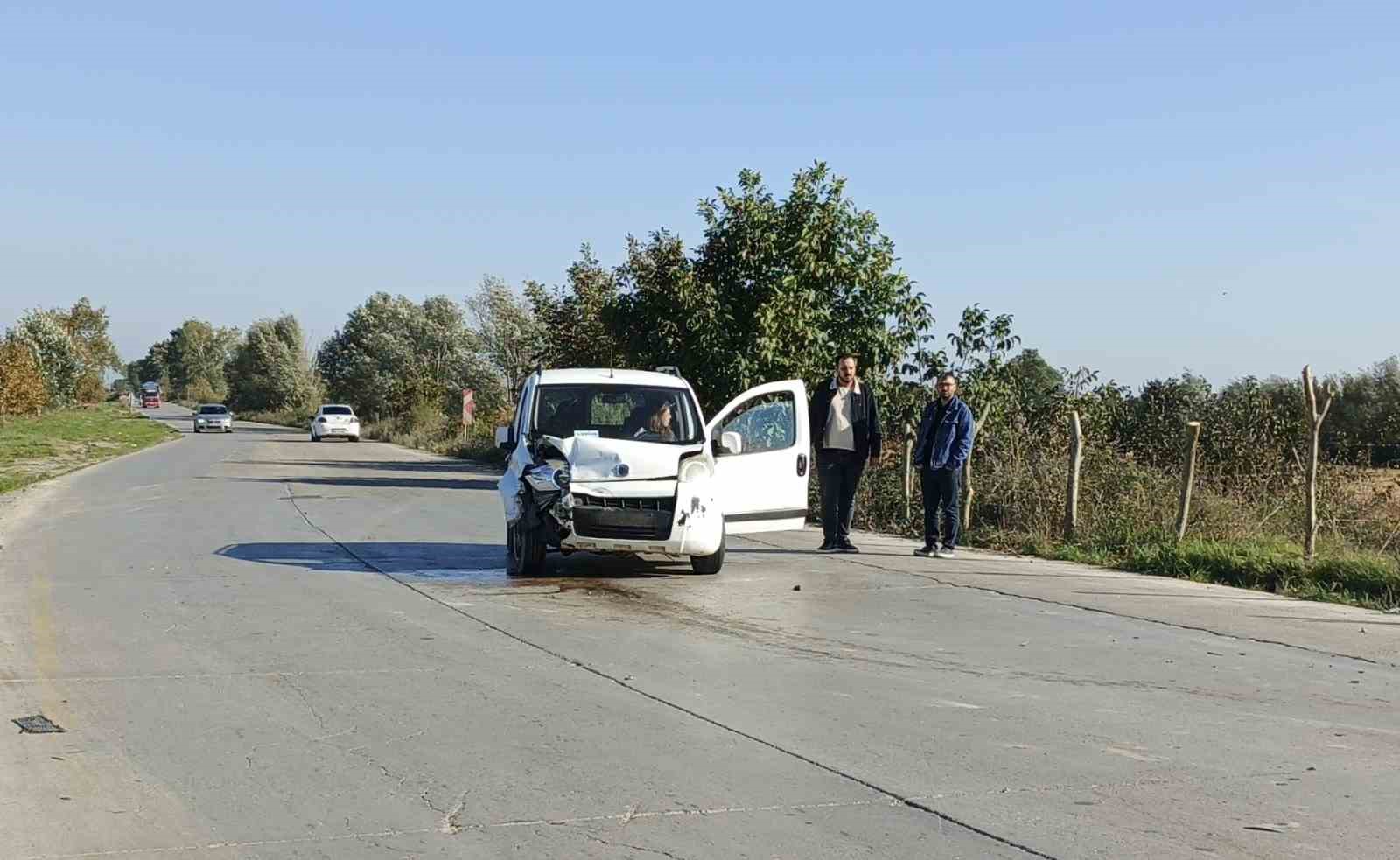 Bafra’da trafik kazası: 3 yaralı
