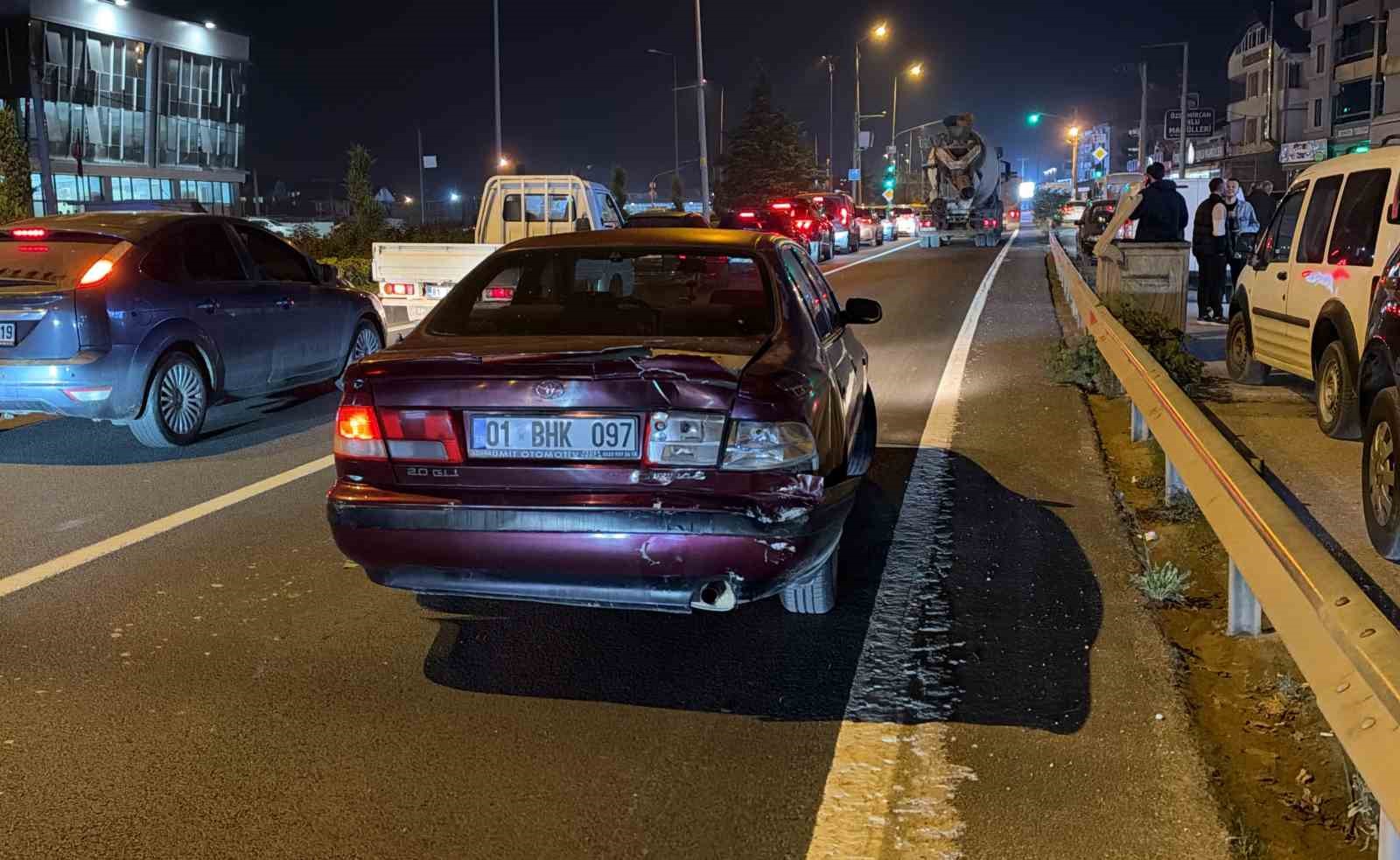 Düzce’de motosiklet ile otomobil çarpıştı: 1 yaralı