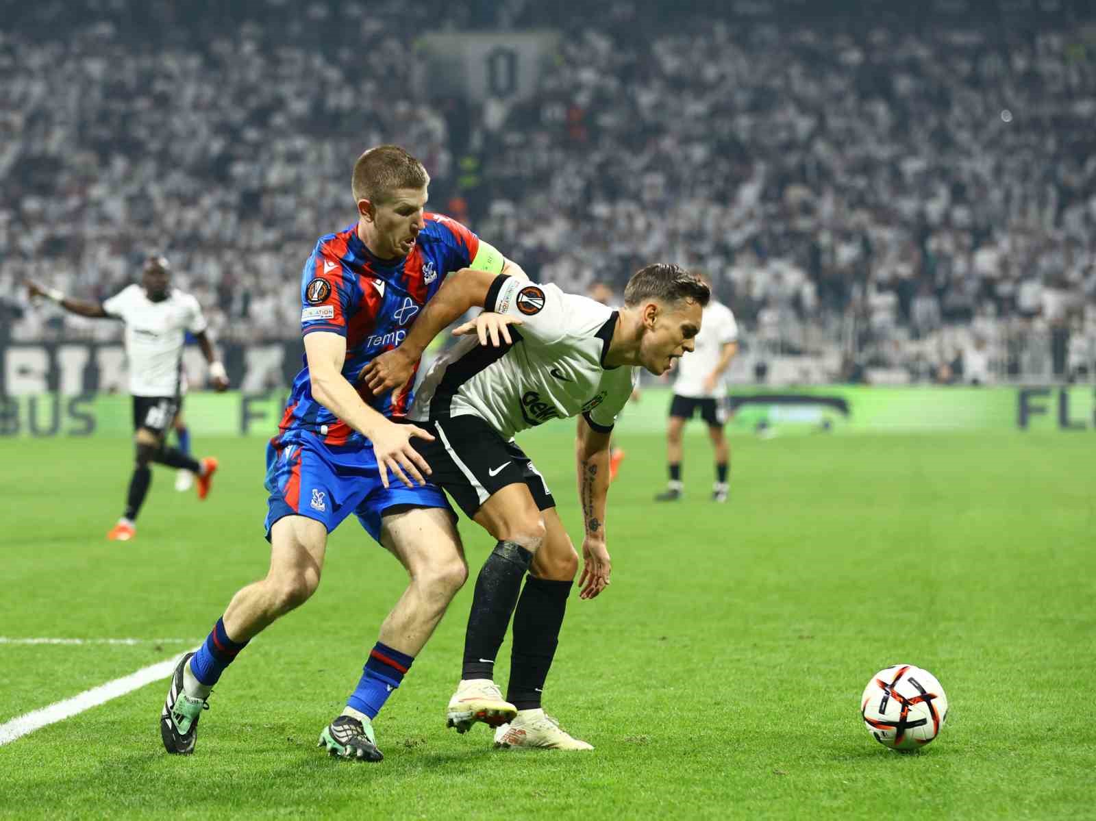 UEFA Avrupa Ligi: Beşiktaş: 2 - Crystal Palace: 2 (Maç sonucu)