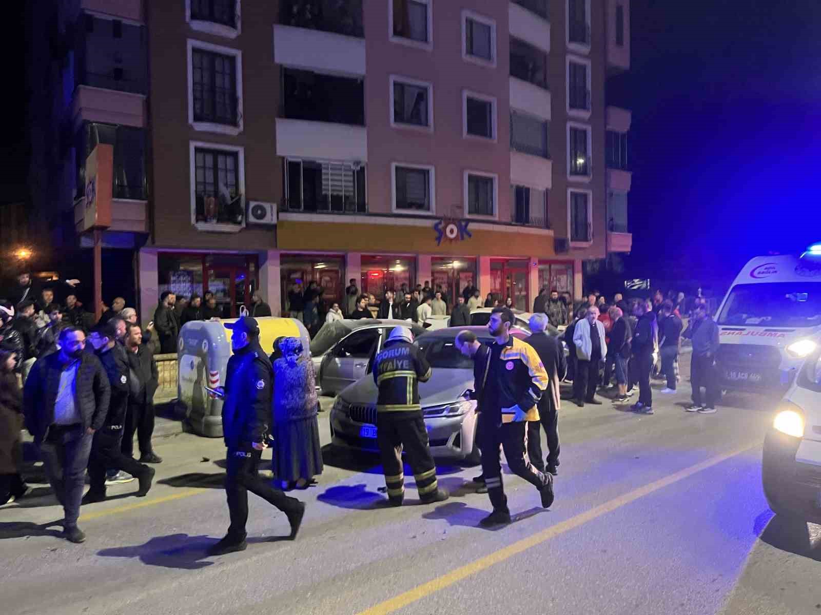 Çorum’da iki otomobil çarpıştı: 4 yaralı