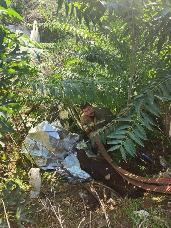 Antakya’da kuyuya düşen at kurtarıldı