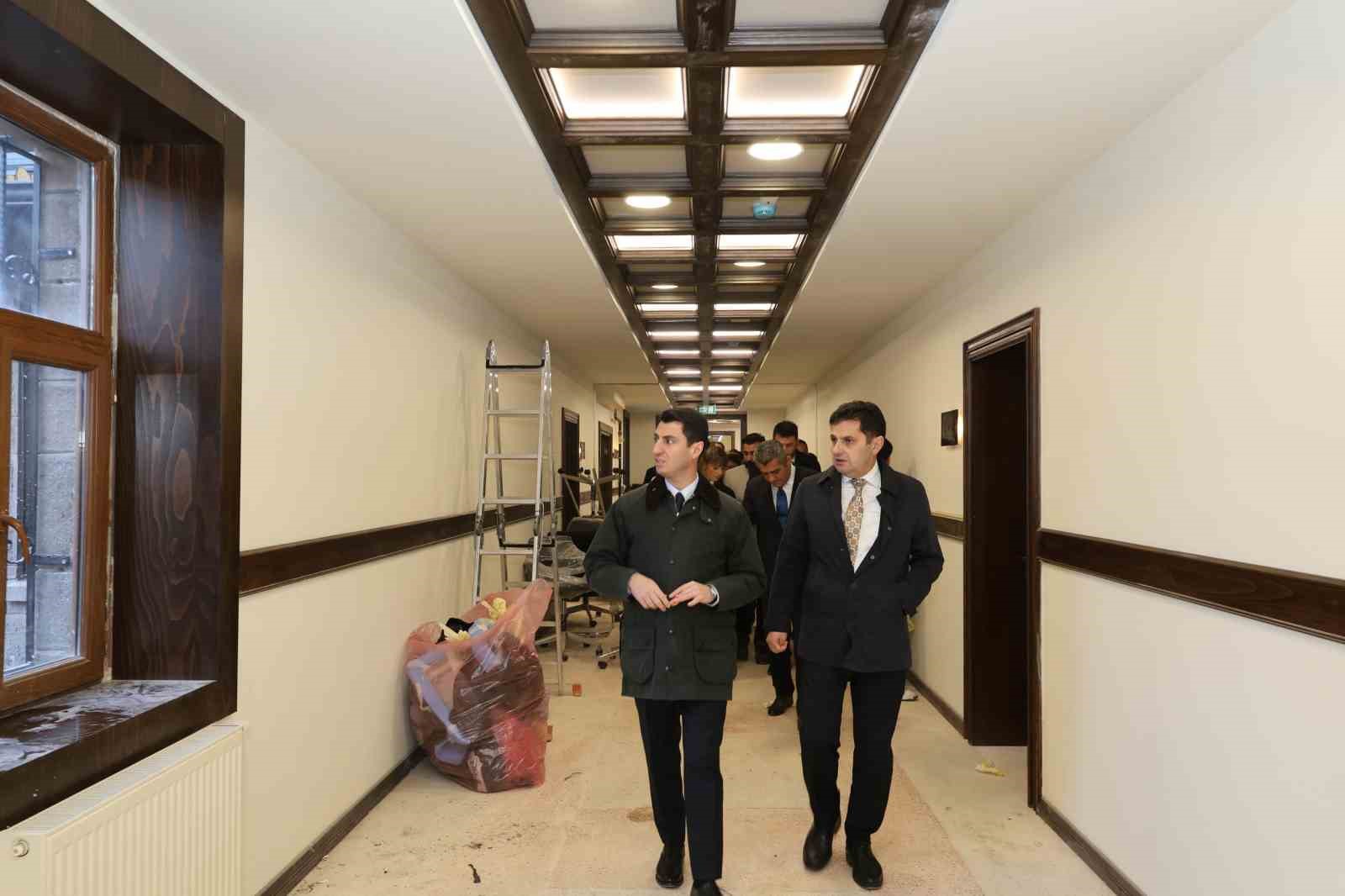 Erzurum’da geleceğin şeflerini yetiştirecek Gastronomi Lisesi’nde açılış hazırlığı