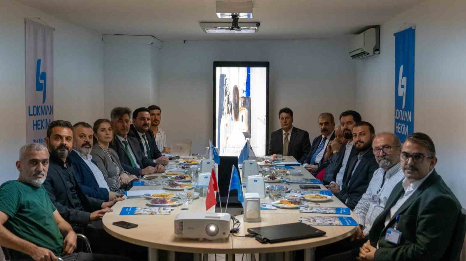 Kuzey Irak heyetinden Lokman Hekim Van Hastanesine ziyaret