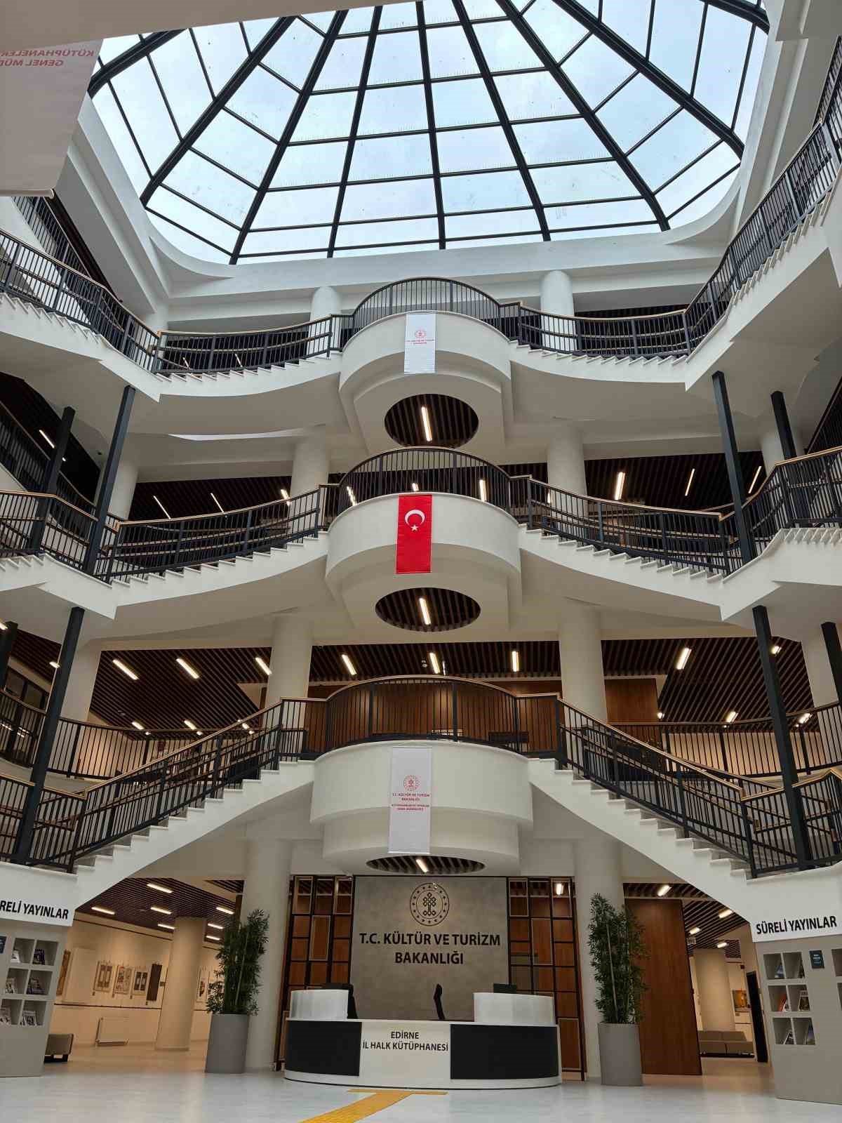 Edirne’ye 8 bin 812 metrekarelik yeni bilgi merkezi