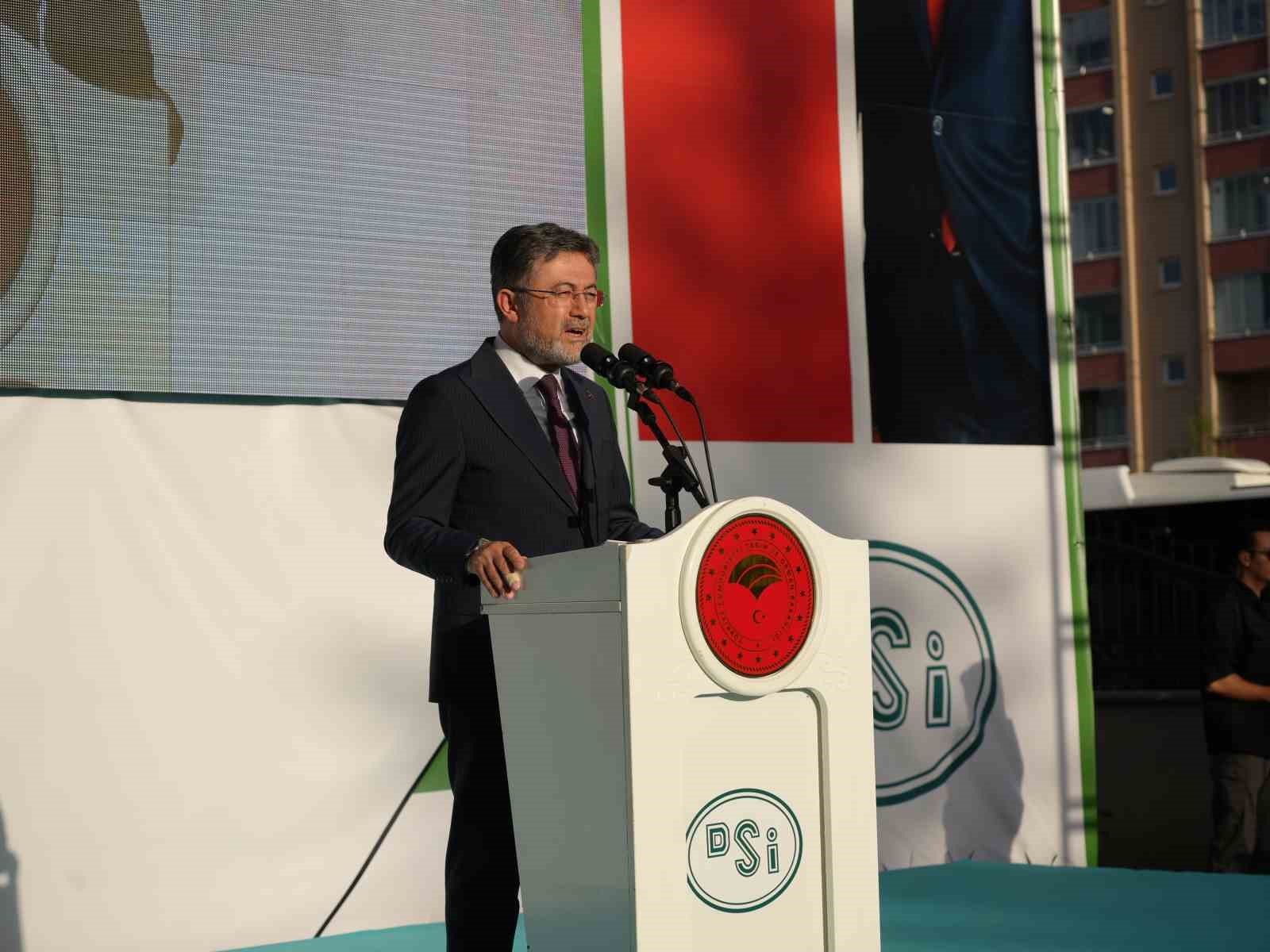 Bakan Yumaklı: "Hem enerji üretimi sağlayacak hem taşkın riskini azaltacak Andıraz Barajı için yıl sonunda ihaleye çıkacağız"